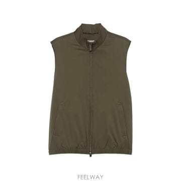 26 FW Canali 하이 넥 민소매 재킷 O41093SG03220 TP459385906