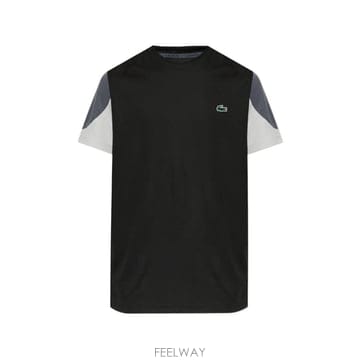 26 FW 라코스테 로고 패치 패널 티셔츠 TH6585 TP456519313