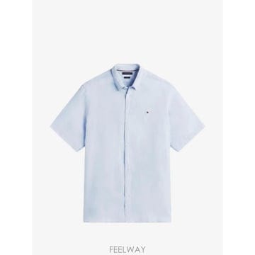 TOMMY HILFIGER 26 FW Ÿ�����ǰ� pigment dyed buttoned shirt MW0MW44078 TP459914926 FW Ÿ�����ǰ� pigment dyed buttoned shirt MW0MW4407