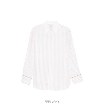 26 FW Forte Forte 핀스트라이프 패턴 긴소매 셔츠 15109MYSHIRT TP458690103