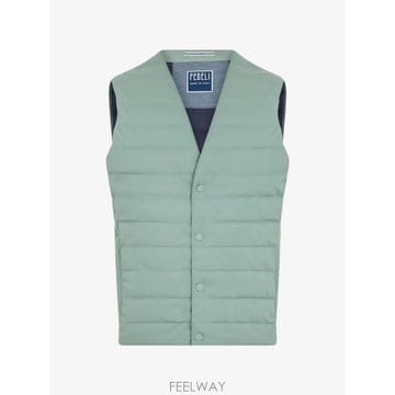 26 FW Fedeli V넥 퀼팅 베스트 7UE00617 TP454930342