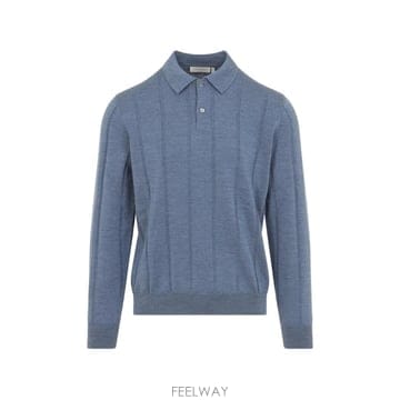 26 FW Canali 골지 니트 폴로 스웨터 C1134MK02483 TP459826231