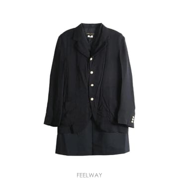 Comme des Garcons 26 FW �ĵ������� ���̾�� ������ ��ư �� ��Ŷ GRJ010051BLACKBLACK TP45846484726 FW �ĵ������� ���̾�� ������ ��ư �� ��Ŷ GRJ01005