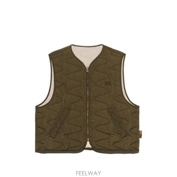 26 FW BIMBA Y LOLA  카키 리버서블 패딩 베스트 262BR044010530 TP45947126