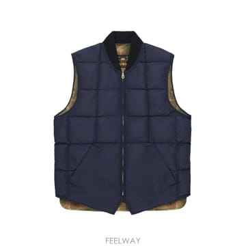 26 FW Fortela 카무플라주 민소매 패딩 베스트 VEST2LEO02BLU TP459924422