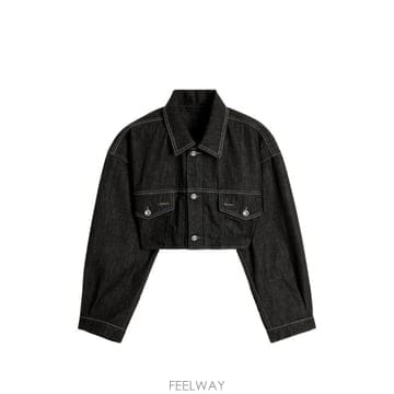 26 FW 디젤 린스 데님 오버사이즈 크롭 트러커 재킷 A2394309R42 TP459959928