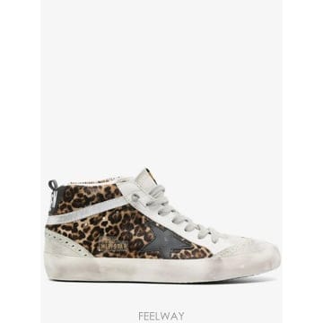 26 FW Golden Goose 미드 스타 레오파드 프린트 스니커즈 GWF00122F003766 TP459