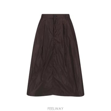 26 FW 아스페시 Technical Fabric Flared midi skirt 6N37P008 TP458