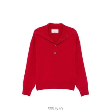 26 FW 아미 아미 드 쾨흐 버튼 업 스웨터 UKS885KN0192 TP459820493