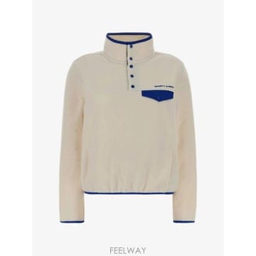 26 FW 스포티앤리치 플리스 텍스처 로고 프린트 스웨트셔츠 JA04782315CR10 TP459908392