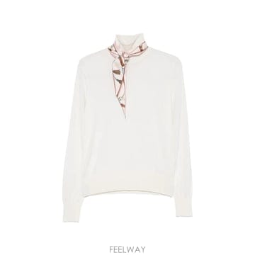 26 FW Forte Forte 파인 니트 터틀넥 스웨터 15434BISMYKNIT TP458142942