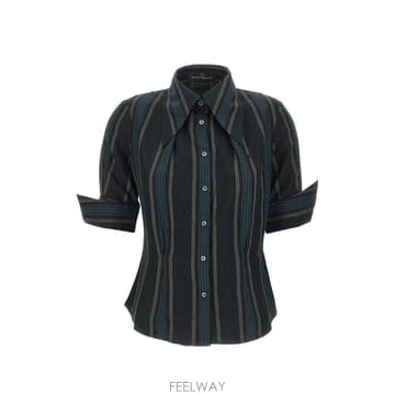 ViVienne westwood 26 FW ���ȿ���Ʈ��� Violin vertical stripe shirt 15010066W01NL TP26 FW ���ȿ���Ʈ��� Violin vertical stripe shirt 15
