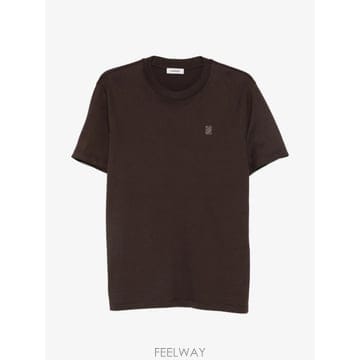 산드로 로고 패치 티셔츠