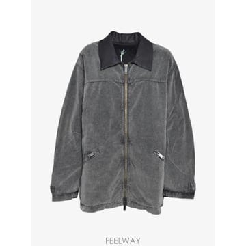 26 FW Haikure 배색 칼라 봄버 재킷 HEM09107GF184PX TP459887068