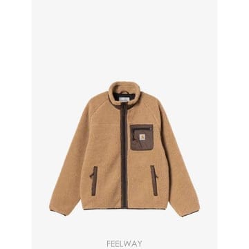 26 FW 칼하트 프렌티스 라이너 플리스 텍스처 로고 패치 재킷 I035696 TP459890360