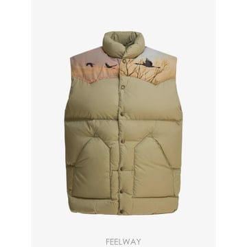 26 FW 니들스 X 로키 마운틴 페더베드 그래픽 프린트 패딩 베스트 RW431A TP459066737