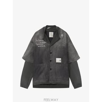 26 FW 메종미하라야스히로 풀오버 레이어드 셔츠 A17SH087 TP459884979