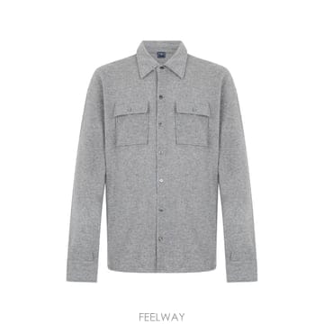 26 FW Fedeli 버튼 업 캐시미어 셔츠 5UI06029 TP459208970