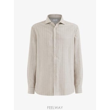 Brunello Cucinelli 26 FW ���ڷ� ��ġ�ڸ� ���̿��� �� ��ư ��ũ ��Ʈ������ �ö��� �������� Į�� ���� MY6610627C26 FW ���ڷ� ��ġ�ڸ� ���̿��� �� ��ư ��ũ ��Ʈ����