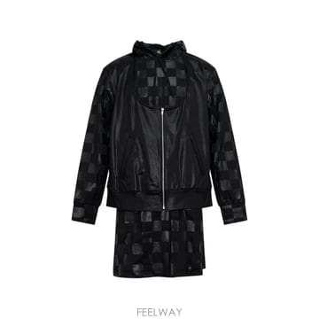 Comme des Garcons 26 FW �ĵ������� üĿ���� ���� ���̾�� ����Ʈ �ĵ�Ƽ PRT017 TP45855930726 FW �ĵ������� üĿ���� ���� ���̾�� ����Ʈ �ĵ�Ƽ 