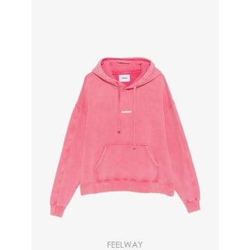 | Other Brand | 26 FW Bonsai logo print cotton hoodie SW003001VINTAGEROSE TP26 FW Bonsai logo print cotton hoodie SW003001VINTAGER