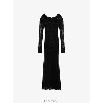 Blumarine 26 FW ���縶�� �÷η� ���̽� �ڼ� �ƽ� �巹�� RF6063J1616 TP45989786426 FW ���縶�� �÷η� ���̽� �ڼ� �ƽ� �巹�� RF6063J1
