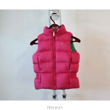 고홍닷컴/W-4032/랄프로렌 정품 여아용 오리털 양면 패딩 조끼 3T