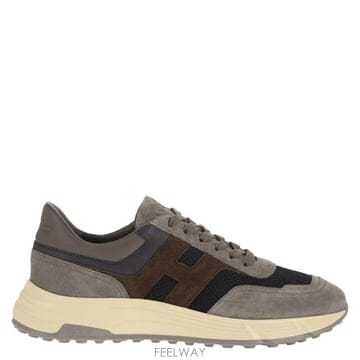 Hogan 26FW ȣ�� ������ ����Ʈ ����Ŀ�� HXM5630FR30VFW GREY BROWN26FW ȣ�� ������ ����Ʈ ����Ŀ�� HXM5630FR30VFW GREY B