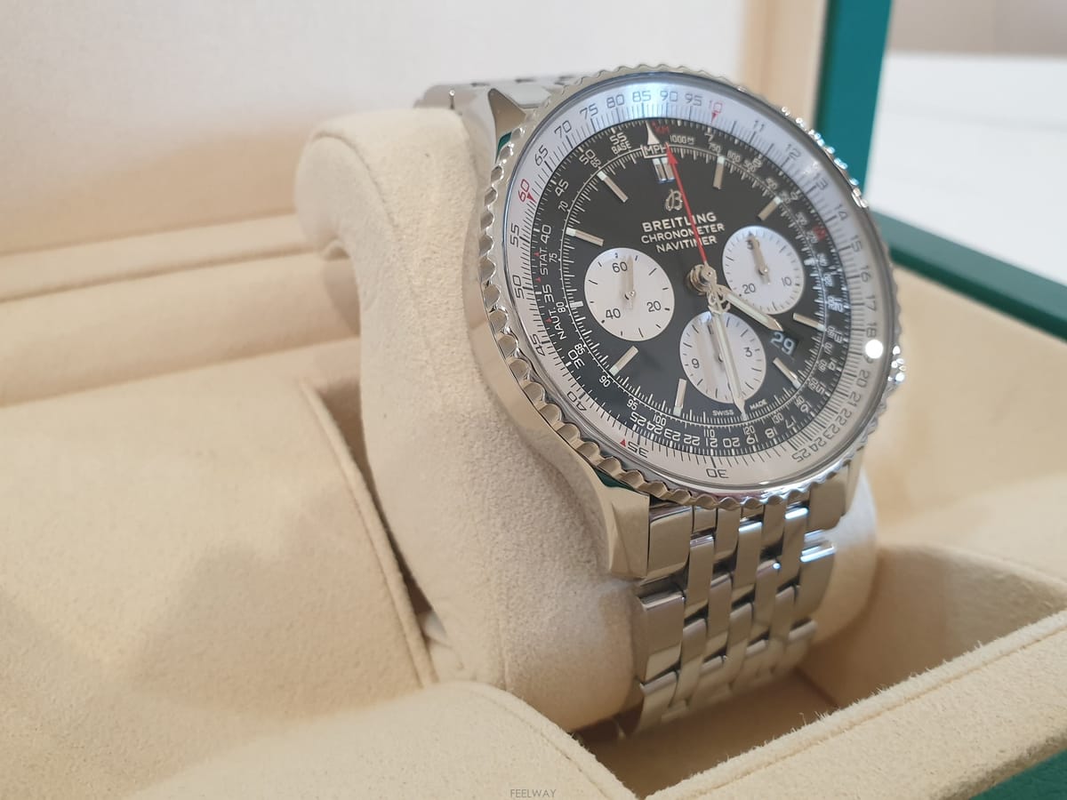 Breitling �����Ʋ�� �׺�Ÿ�̸� 1 B01 ũ�γ�׷���46 AB0127211B1A1�����Ʋ�� �׺�Ÿ�̸� 1 B01 ũ�γ�׷���46 AB0127211B1