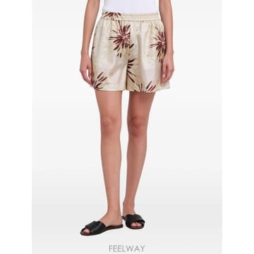 Brunello Cucinelli ���Ϲ�� ���ڷ� ��ġ�ڸ� �÷η� ����Ʈ ��ũ �������Ϲ�� ���ڷ� ��ġ�ڸ� �÷η� ����Ʈ ��ũ ����