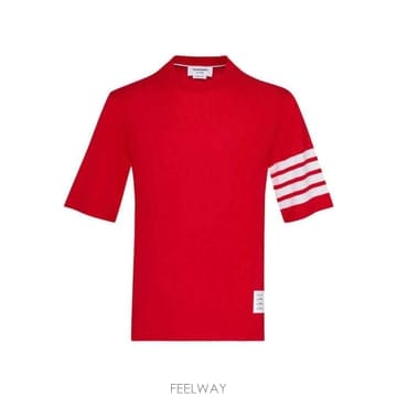 Thom Browne 26FW ����� ���� Ƽ���� MJS168G07862 RED 60026FW ����� ���� Ƽ���� MJS168G07862 RED 600