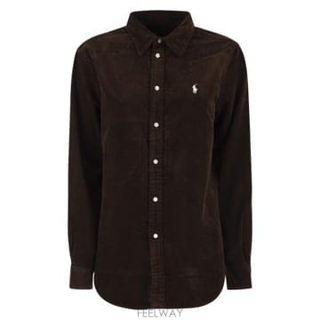 Ralph Lauren 26FW ���� �����η� ����콺 ���� 211A93203 DARK BROWN26FW ���� �����η� ����콺 ���� 211A93203 DARK BROWN