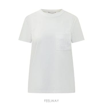 26FW 막스마라 파파이 코튼 저지 티셔츠 2621946051600 001 BIANCO