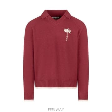 Palm Angels 26FW �ʾ����� ������ PAMHD03W26KN01 2703 BRICK RED OFF WHITE26FW �ʾ����� ������ PAMHD03W26KN01 2703 BRICK RED OFF