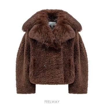 GANNI 26FW ���� �ƿ��� A1130028 ZXG CHOCOLATE BROWN26FW ���� �ƿ��� A1130028 ZXG CHOCOLATE BROWN