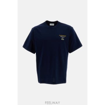 26 F/W 라코스테 프린트 & 엠브로이드 코튼 저지 티셔츠 TH24 B0032331533