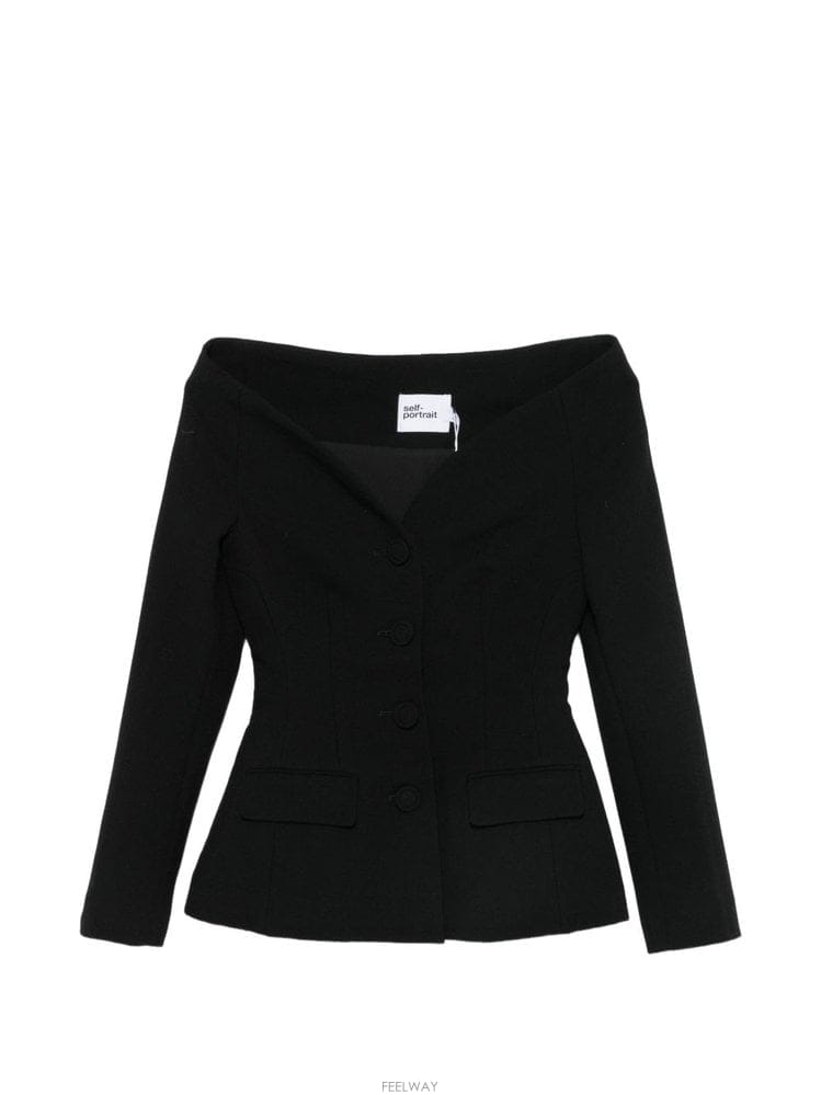 Self Portrait ���� ��Ʈ����Ʈ BLAZERS SC26-057JA-BBLACK B0712503553���� ��Ʈ����Ʈ BLAZERS SC26-057JA-BBLACK B0712503553