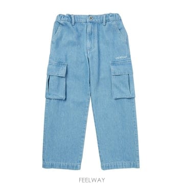 26 S/S 오프화이트 디아그 스케치 데님 카고 팬츠 (KIDS 상품 B0042271812