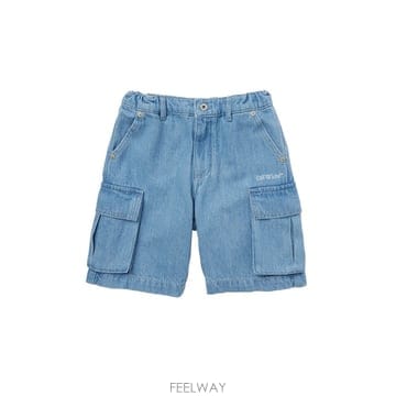 26 S/S 오프화이트 디아그 스케치 데님 카고 쇼츠 (KIDS 상품 B0042271864