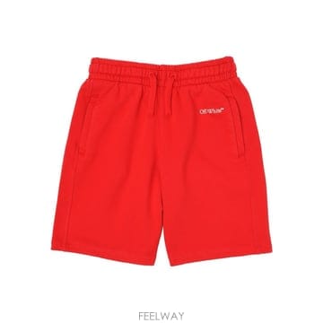 26 S/S 오프화이트 디아그 페인트 SWEATSHORT (KIDS  B0042271933