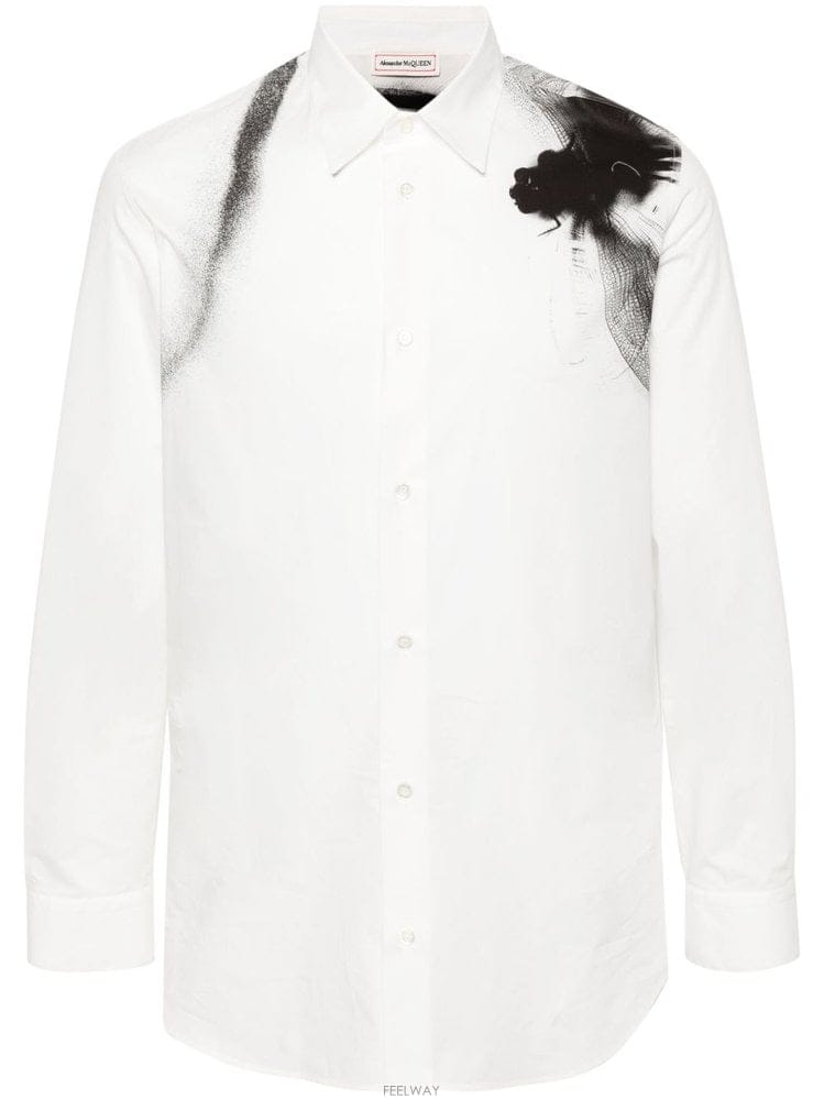 Alexander Mcqueen �˷���� ���� LONGSLEEVEDSHIRTS 778192QOAAH B0192503843�˷���� ���� LONGSLEEVEDSHIRTS 778192QOAAH B019250384