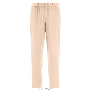 에르노 리조트 트라우저 인 울블렌드 멜랑주 플란넬 PT00047UR B0302504115