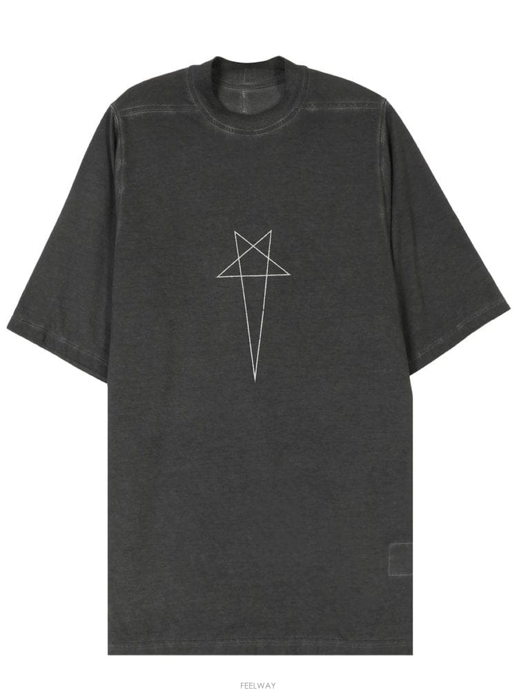Rick Owens �������� ��ũ������ ��ũ �׷��� ��ư Ƽ���� DS02F6204RND B0302504151�������� ��ũ������ ��ũ �׷��� ��ư Ƽ���� DS02F6204R