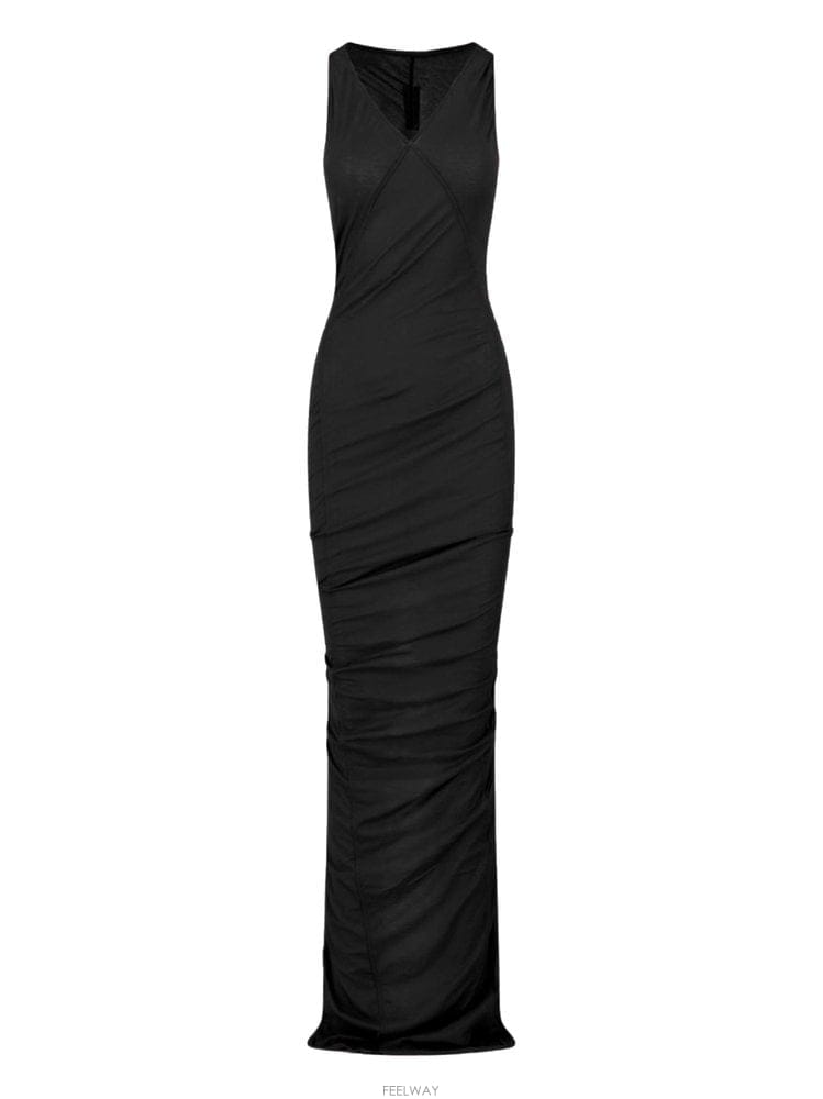 Rick Owens �������� ��ũ������ Į�� �巹�� �� ���� ��ư ���� DS02F651 B0302504156�������� ��ũ������ Į�� �巹�� �� ���� ��ư ���� DS02