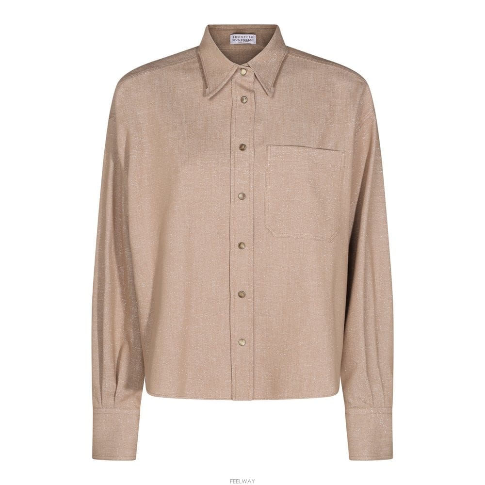 Brunello Cucinelli ���ڷ� ��ġ�ڸ� LONGSLEEVEDSHIRTS MB148M1O2 B0562503397���ڷ� ��ġ�ڸ� LONGSLEEVEDSHIRTS MB148M1O2 B0562503