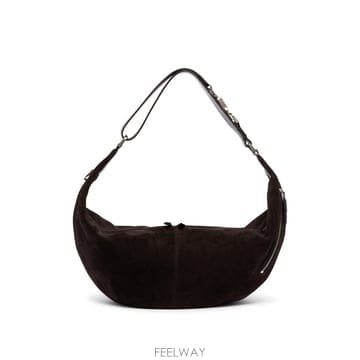 26 F/W 르메르 백 QUIVER 클립 인 스웨이드 MARRONE  B0742283940