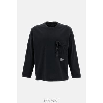 26 F/W 앤드 원더 헤비 코튼 포켓 롱 슬리브 티셔츠 574628 B0032328226