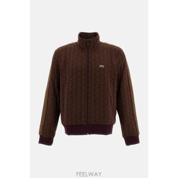 26 F/W 라코스테 모노그램 자카드 지퍼 맨투맨 SH1368WD9 B0032330440