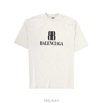 Balenciaga 26FW �߷��þư� ���� BB Ƽ���� �̵�� �� 764235 TSVU49012 WHITE26FW �߷��þư� ���� BB Ƽ���� �̵�� �� 764235 TSVU49