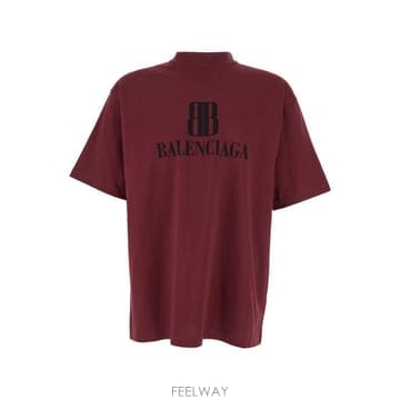Balenciaga 25FW �߷��þư� ���� BB Ƽ���� �̵�� �� 764235 TSVU44029 BORDEAUX25FW �߷��þư� ���� BB Ƽ���� �̵�� �� 764235 TSVU44